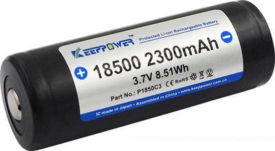 keeppower 18500 battery