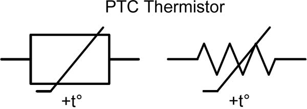 ptc thermistor symbol